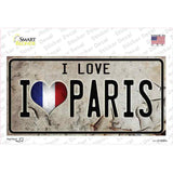 I Love Paris Novelty Sticker Decal