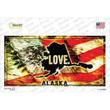 Alaska Love Novelty Sticker Decal Small