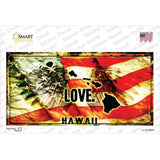 Hawaii Love Novelty Sticker Decal Small