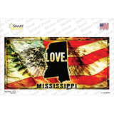 Mississippi Love Novelty Sticker Decal Small