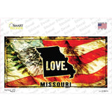 Missouri Love Novelty Sticker Decal Small