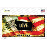 Montana Love Novelty Sticker Decal Small