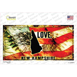 New Hampshire Love Novelty Sticker Decal Small