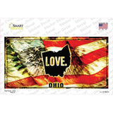 Ohio Love Novelty Sticker Decal Small