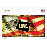 Oregon Love Novelty Sticker Decal Small