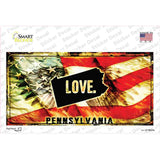 Pennsylvania Love Novelty Sticker Decal Small