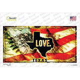 Texas Love Novelty Sticker Decal Small