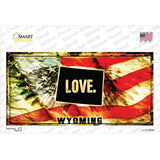 Wyoming Love Novelty Sticker Decal Small