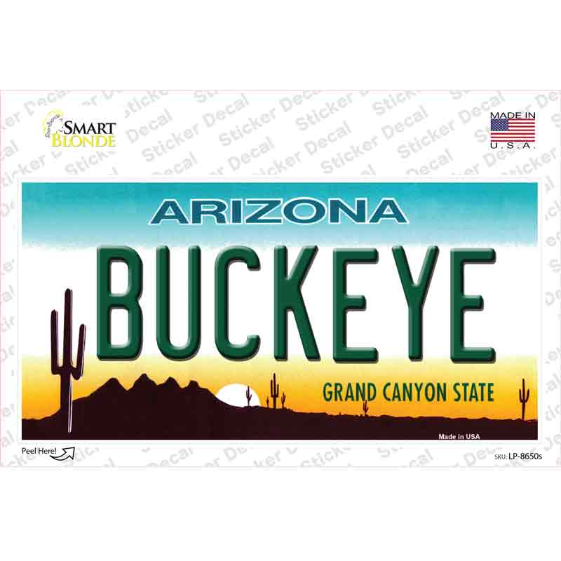 Buckeye Arizona Novelty Sticker Decal Small