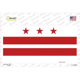 Washington DC Flag Novelty Sticker Decal Small