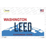 Leed Washington Novelty Sticker Decal Small