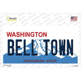 Bell Town Washington Novelty Sticker Decal Small