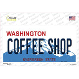 Coffee Shop Washington Novelty Sticker Decal Small