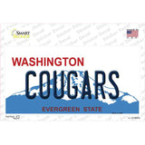 Cougars Washington Novelty Sticker Decal Small