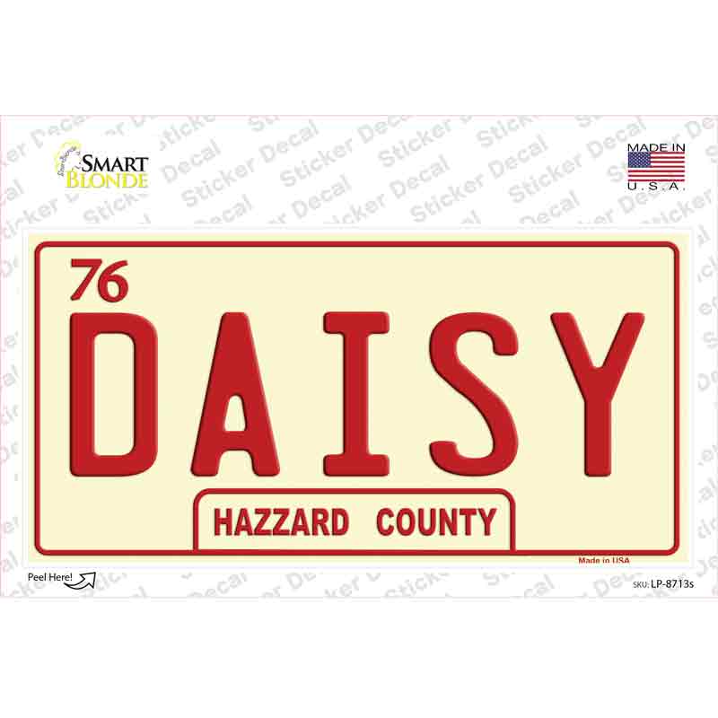 Daisy Novelty Sticker Decal Small