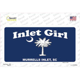 Inlet Girl Novelty Sticker Decal Small