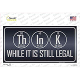 Think Novelty Sticker Decal