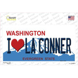 I Love La Conner Washington Novelty Sticker Decal Small