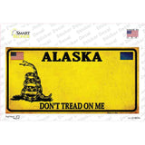 Alaska Dont Tread On Me Novelty Sticker Decal Small