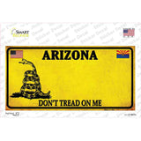 Arizona Dont Tread On Me Novelty Sticker Decal Small