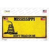 Mississippi Dont Tread On Me Novelty Sticker Decal Small