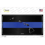 Hawaii Thin Blue Line Novelty Sticker Decal Small