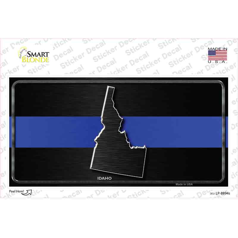 Idaho Thin Blue Line Novelty Sticker Decal Small