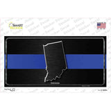 Indiana Thin Blue Line Novelty Sticker Decal Small