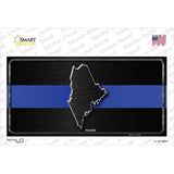 Maine Thin Blue Line Novelty Sticker Decal Small