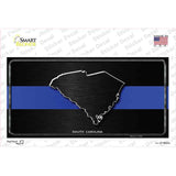 South Carolina Thin Blue Line Novelty Sticker Decal Small