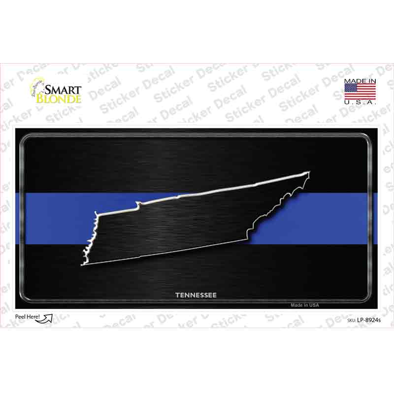 Tennessee Thin Blue Line Novelty Sticker Decal Small