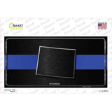 Wyoming Thin Blue Line Novelty Sticker Decal Small