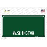 Washington Green Background Novelty Sticker Decal Small