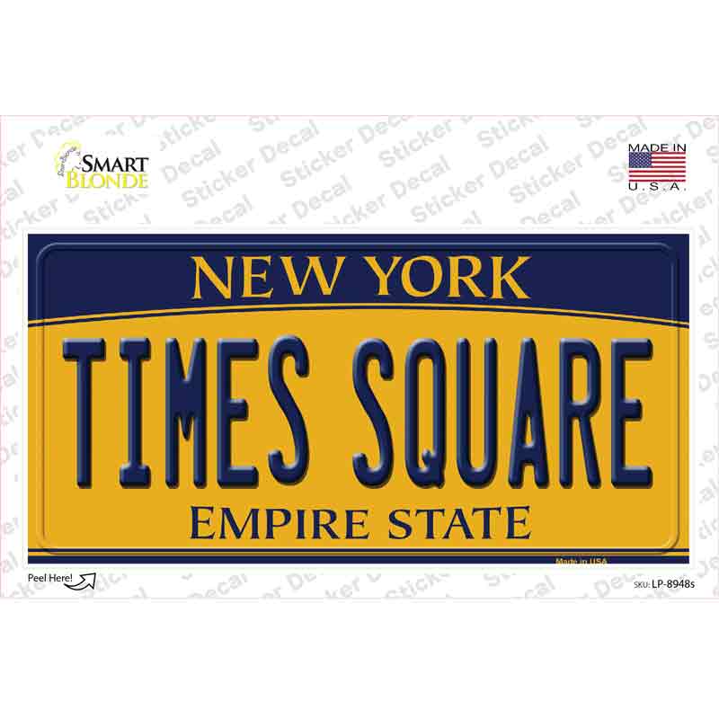 Times Square New York Novelty Sticker Decal Small