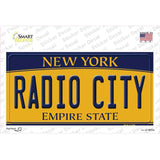 Radio City New York Novelty Sticker Decal Small