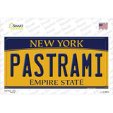 Pastrami New York Novelty Sticker Decal Small