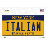 Italian New York Novelty Sticker Decal Small