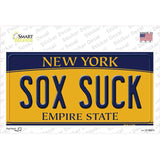 Sox Suck New York Novelty Sticker Decal Small