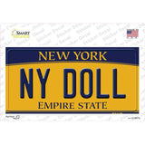 NY Doll New York Novelty Sticker Decal Small