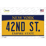 42nd St New York Novelty Sticker Decal Small