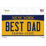 Best Dad New York Novelty Sticker Decal Small