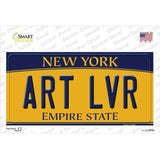 Art Lvr New York Novelty Sticker Decal Small