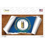 Kentucky Flag Scroll Novelty Sticker Decal Small