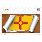 New Mexico Flag Scroll Novelty Sticker Decal Small