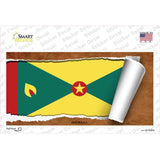 Grenada Flag Scroll Novelty Sticker Decal