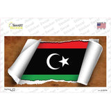 Libya Flag Scroll Novelty Sticker Decal