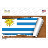 Uruguay Flag Scroll Novelty Sticker Decal
