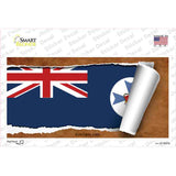 Queensland Flag Scroll Novelty Sticker Decal