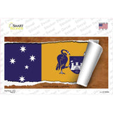 Australian Capital Flag Scroll Novelty Sticker Decal