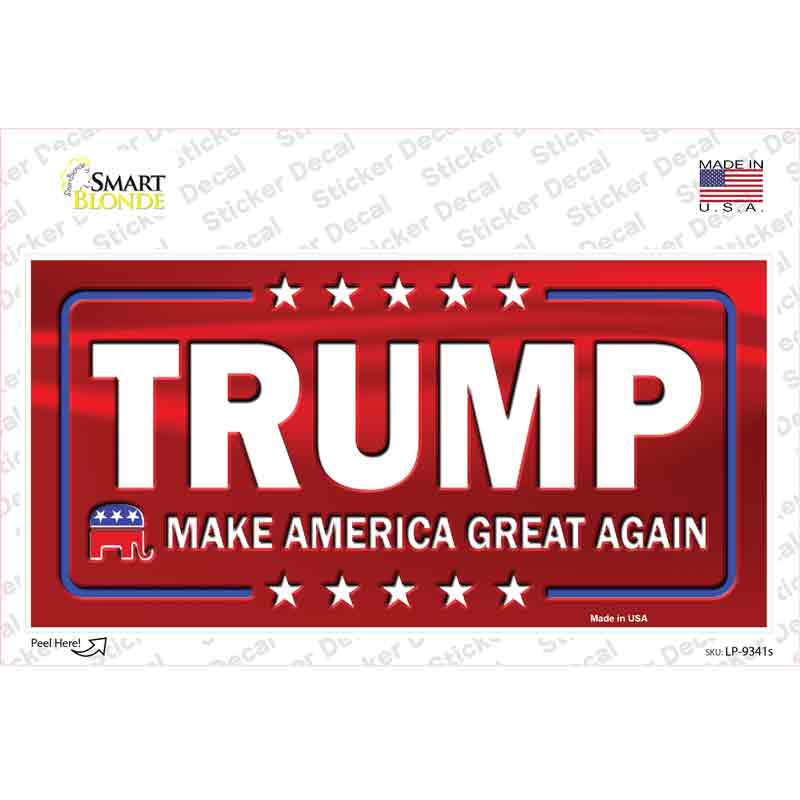 Trump MAGA Novelty Sticker Decal Small